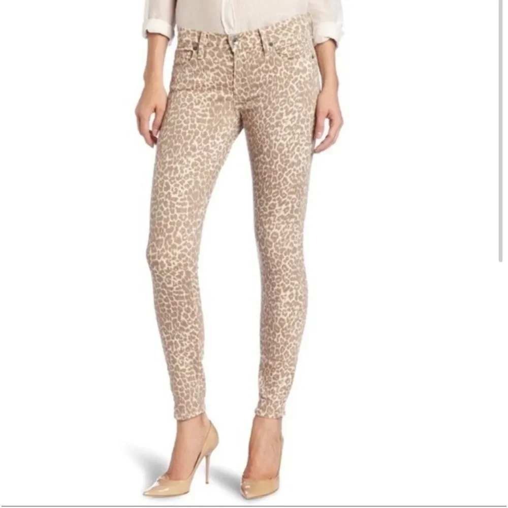 Animal Print Mid Rise Lucky Brand Sofia Leopard Skinny Jeans Women's 28